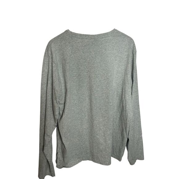 Gymshark shirt Grey Long Sleeve Pullover Crewneck Embroidered Mens XXXL - Picture 2 of 2